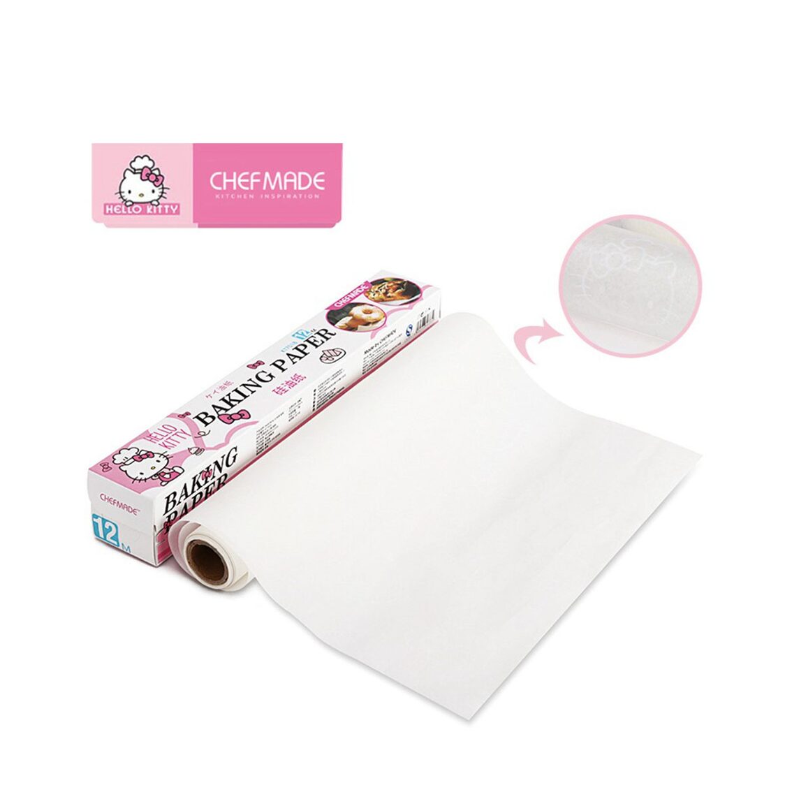 Chefmade Double Sided Baking Paper 30cmx12M Hello Kitty (1898cm-KT7018)
