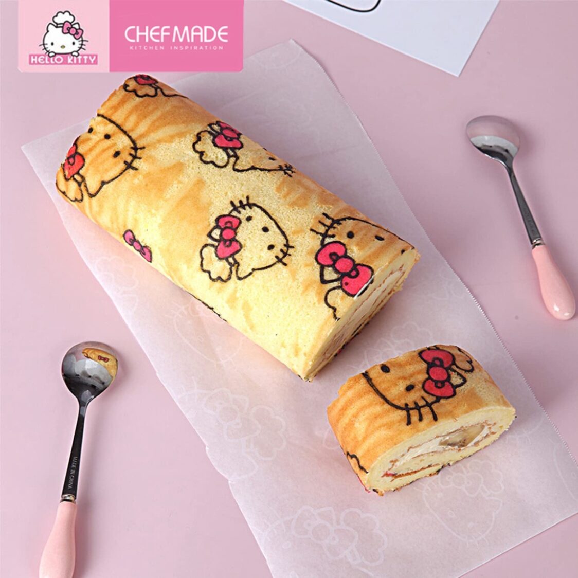 Chefmade Double Sided Baking Paper 30cmx12M Hello Kitty (1898cm-KT7018)