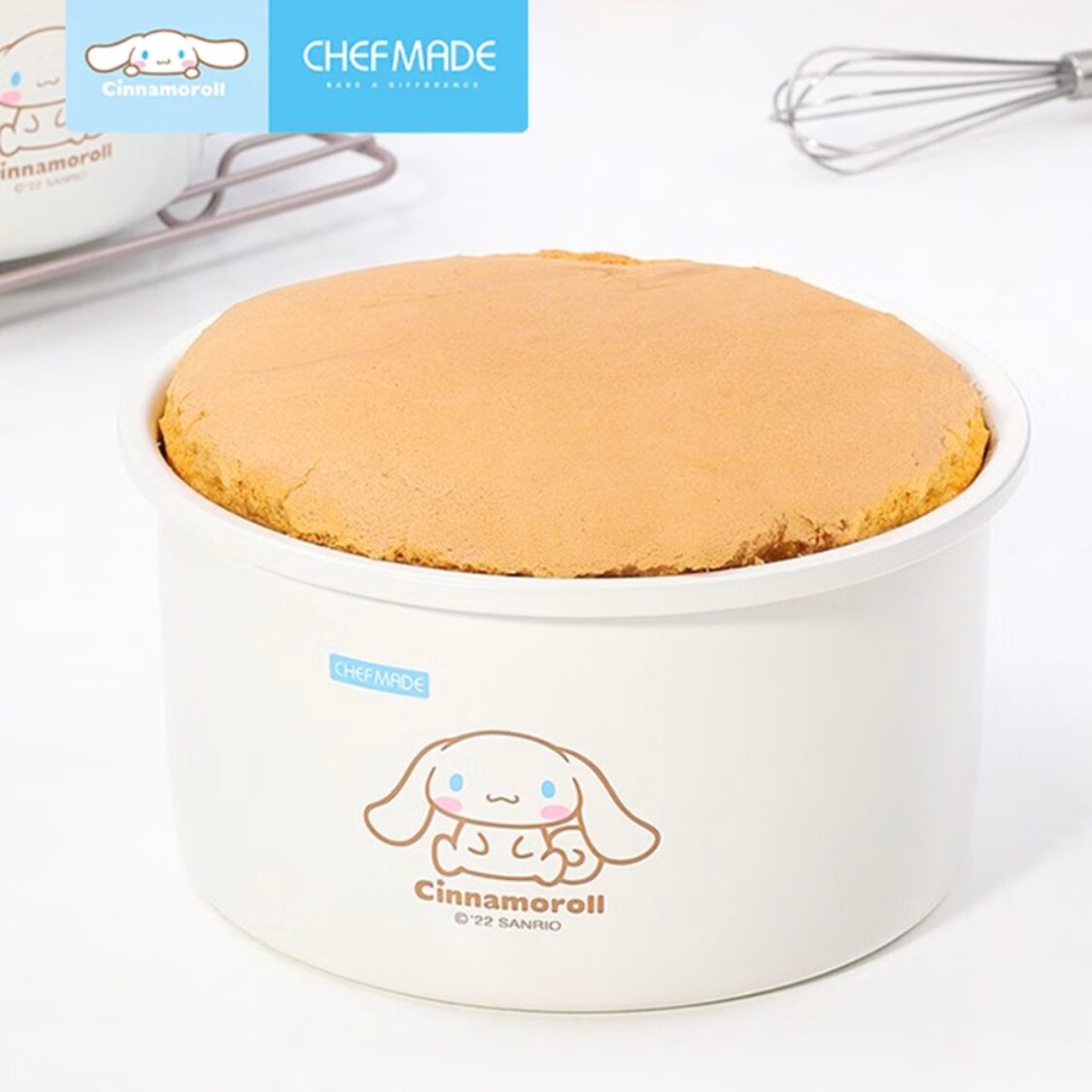 Chefmade Round Deep Cake Pan With Removable Bottom 16.9xH9cm Thickness 0.8Mm Cinnamoroll (1898cm-CL5029)