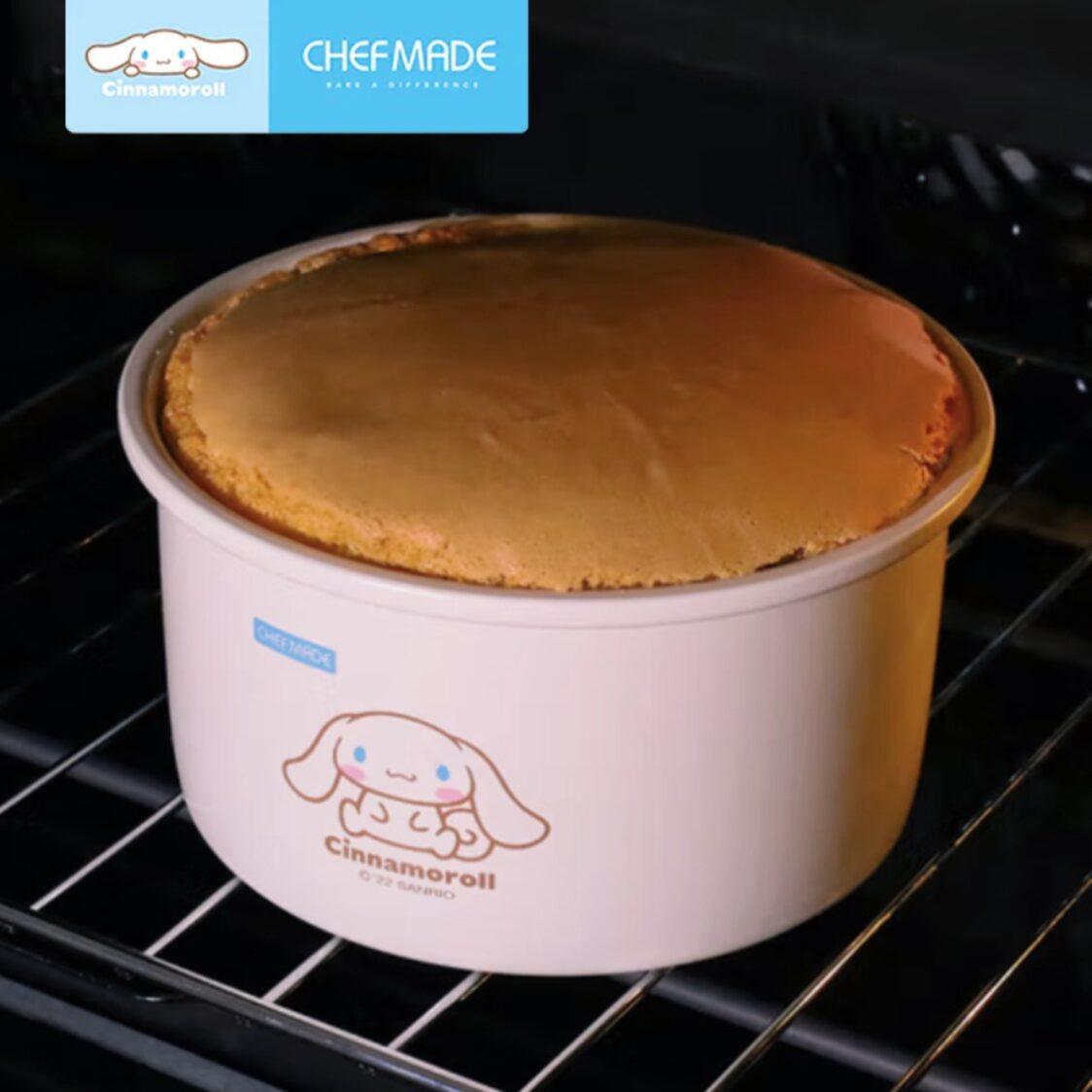 Chefmade Round Deep Cake Pan With Removable Bottom 16.9xH9cm Thickness 0.8Mm Cinnamoroll (1898cm-CL5029)