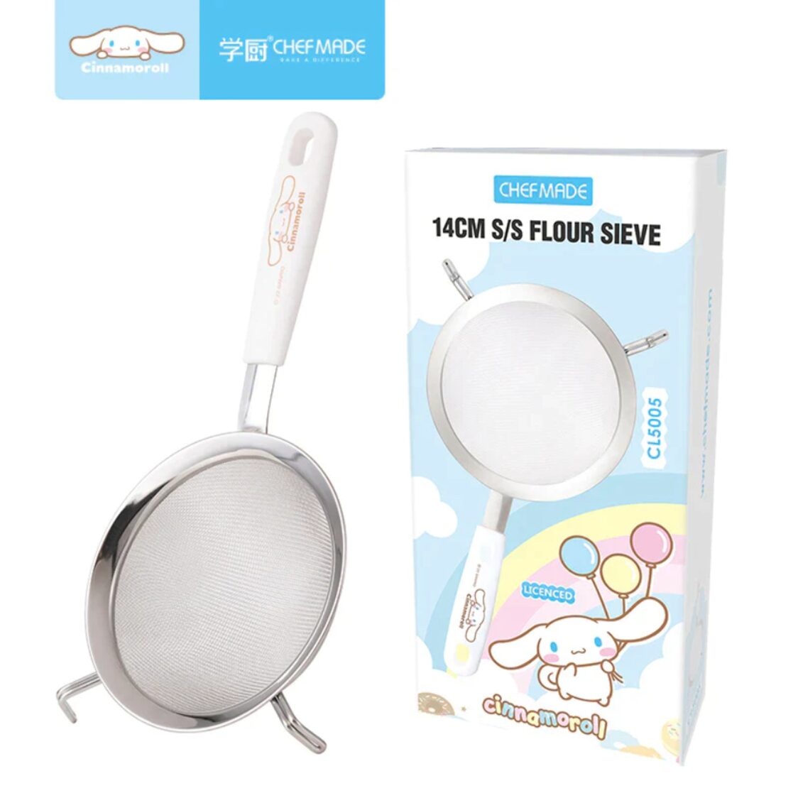 Chefmade Flour Sieve L29.5xW14.3xH6.5cm Cinnamoroll (1898cm-CL5005)