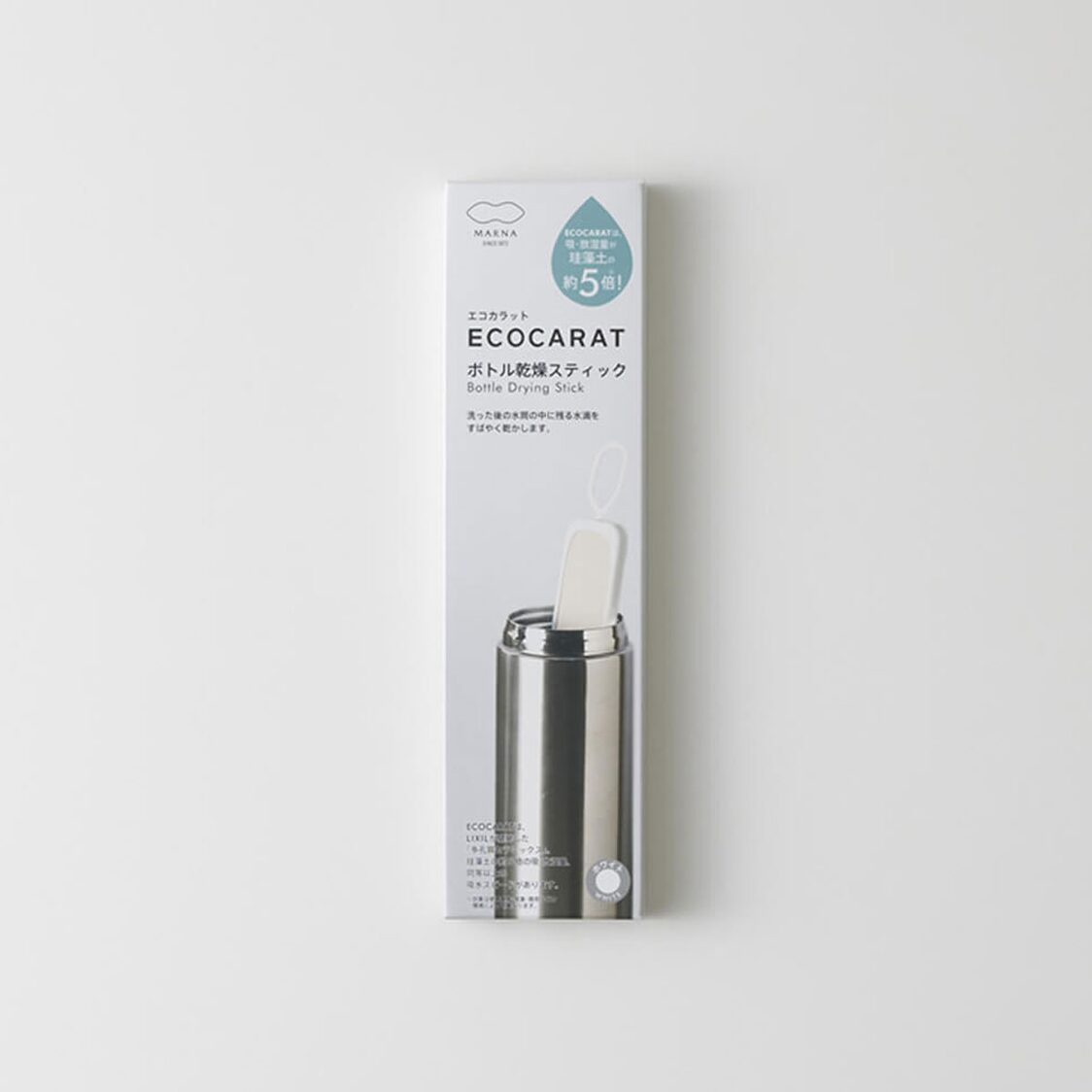 Marna ECOCARAT Bottle Drying Stick - White