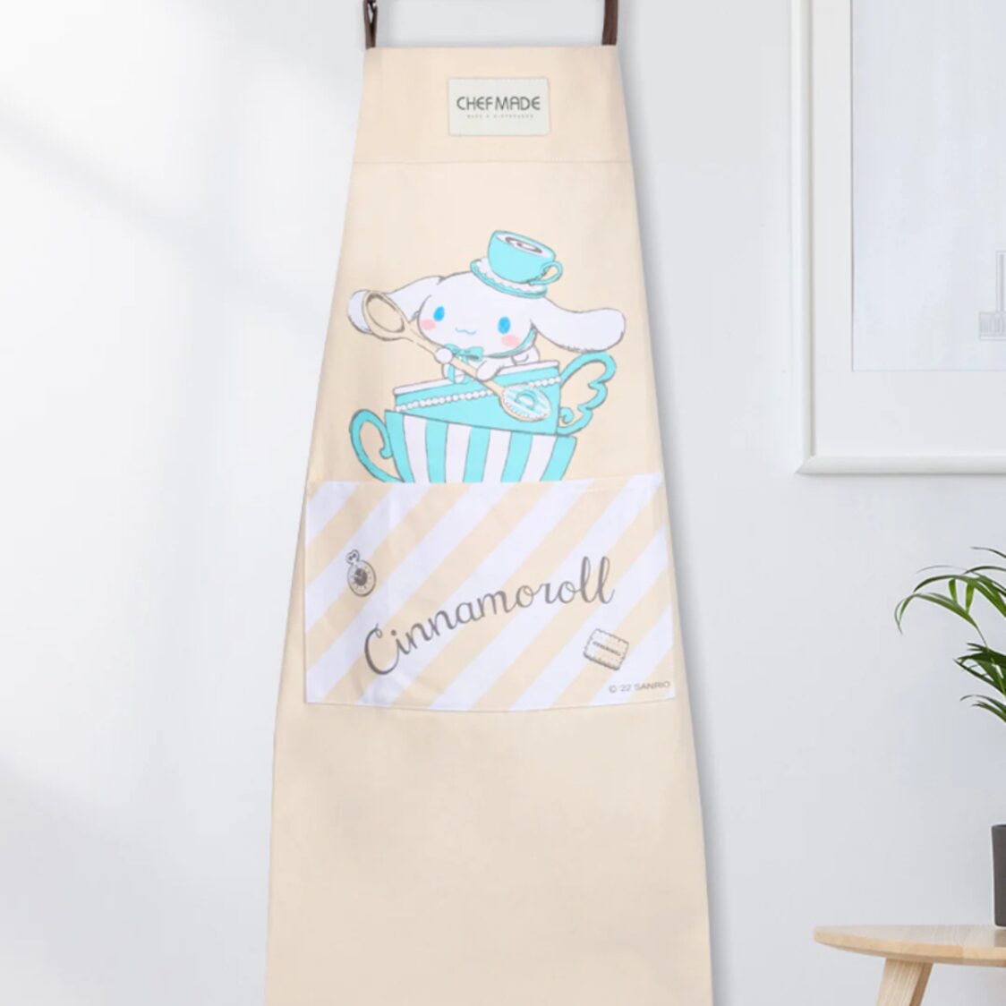 Chefmade Pure Cotton Apron L65xW75cm Cinnamoroll (1898cm-CL5014)