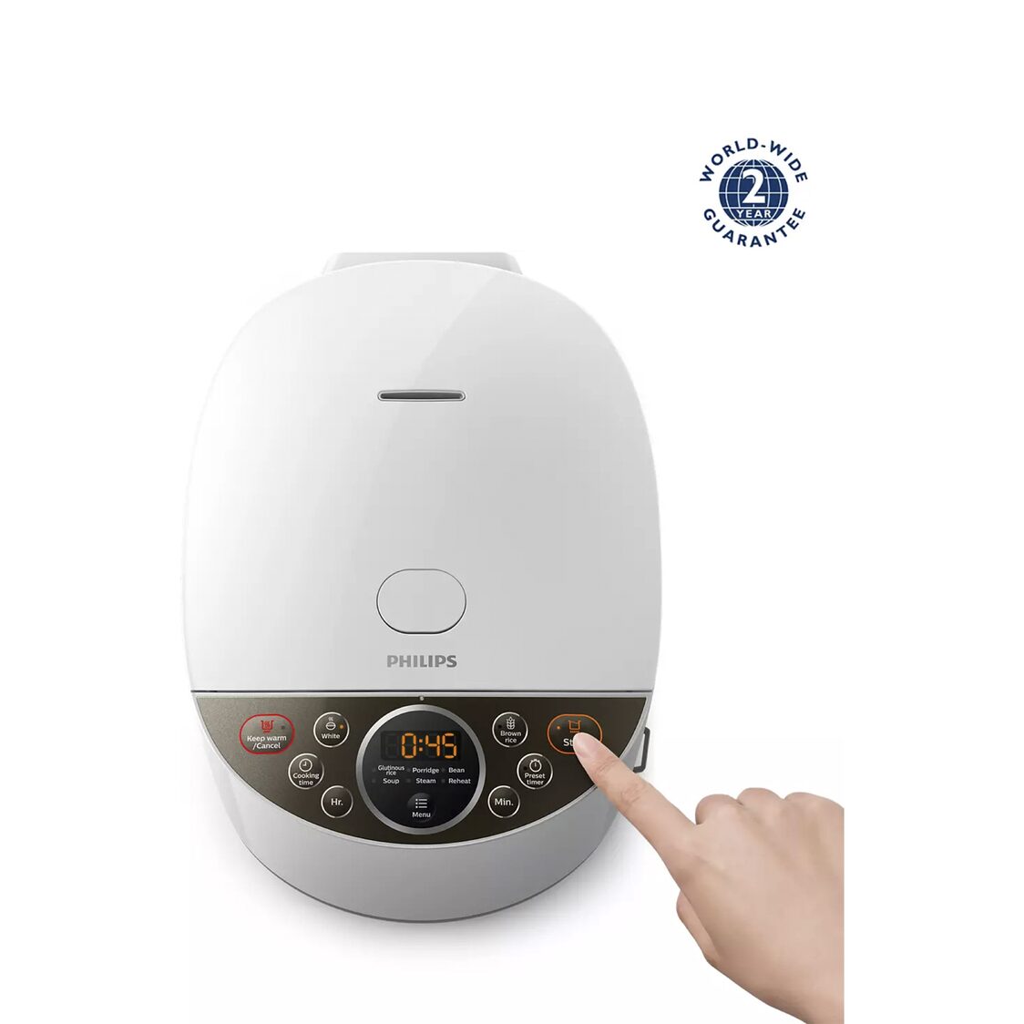 Philips Daily Collection Fuzzy Logic Rice Cooker 1.8L (HD4515/63)