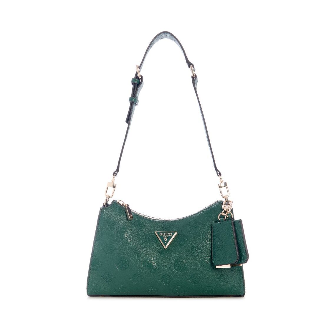 Guess Cresidia II Top Zip Shoulder Bag - Forest Logo