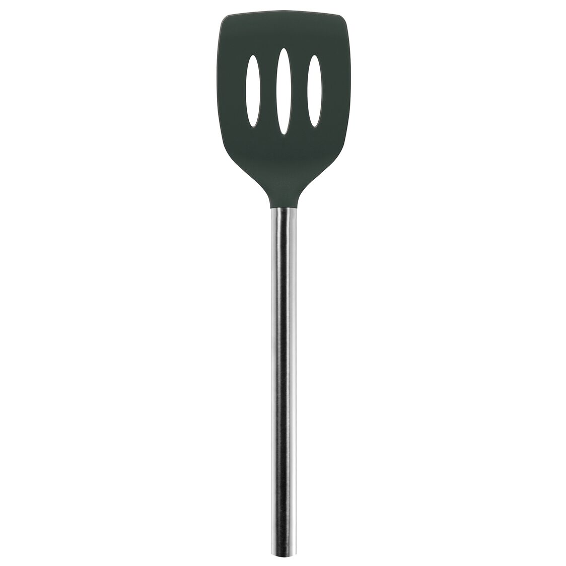 Tovolo Silicone Slotted Turner with Stainless Steel Handle