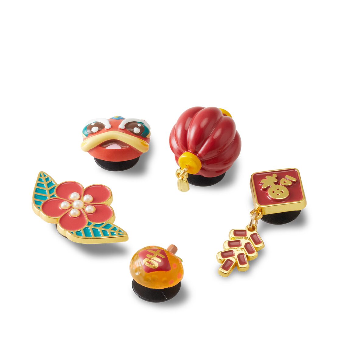 Crocs CNY Red Dragon 5 Pack