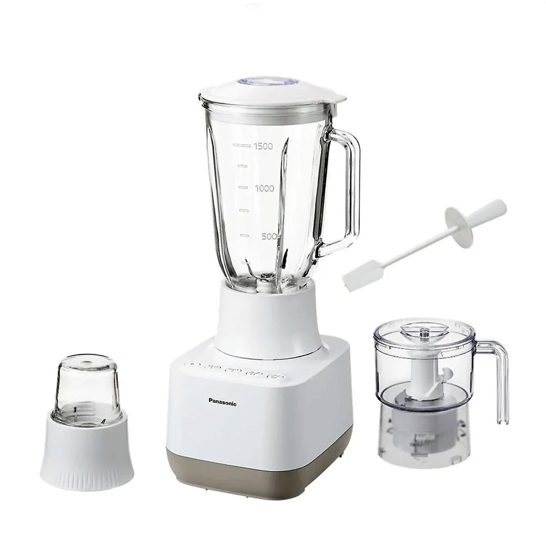 PANASONIC Glass Jar Blender With Dry Mill & Chopper 2.0L 700W(MX-MG53C1CSP)