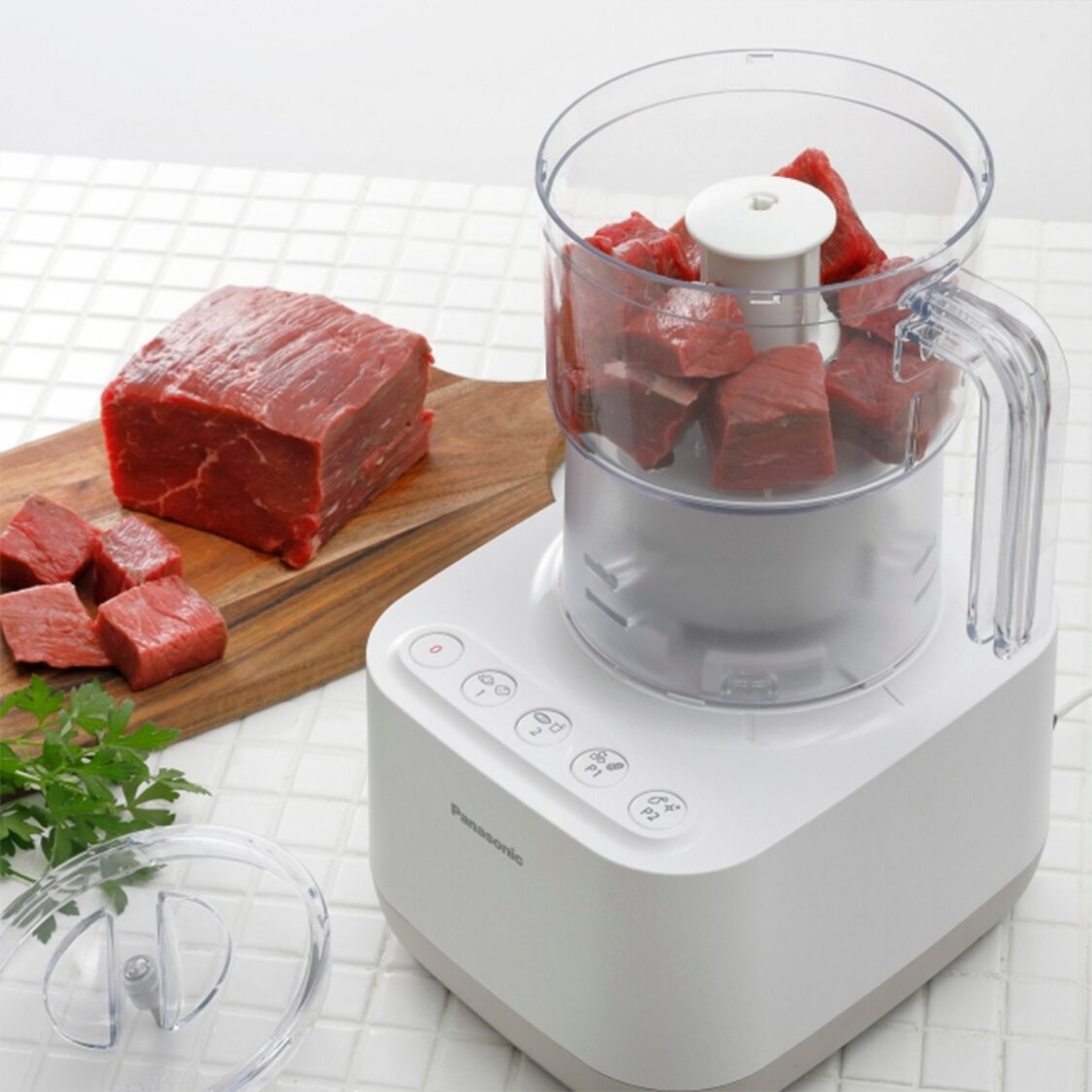 PANASONIC Glass Jar Blender With Dry Mill & Chopper 2.0L 700W(MX-MG53C1CSP)