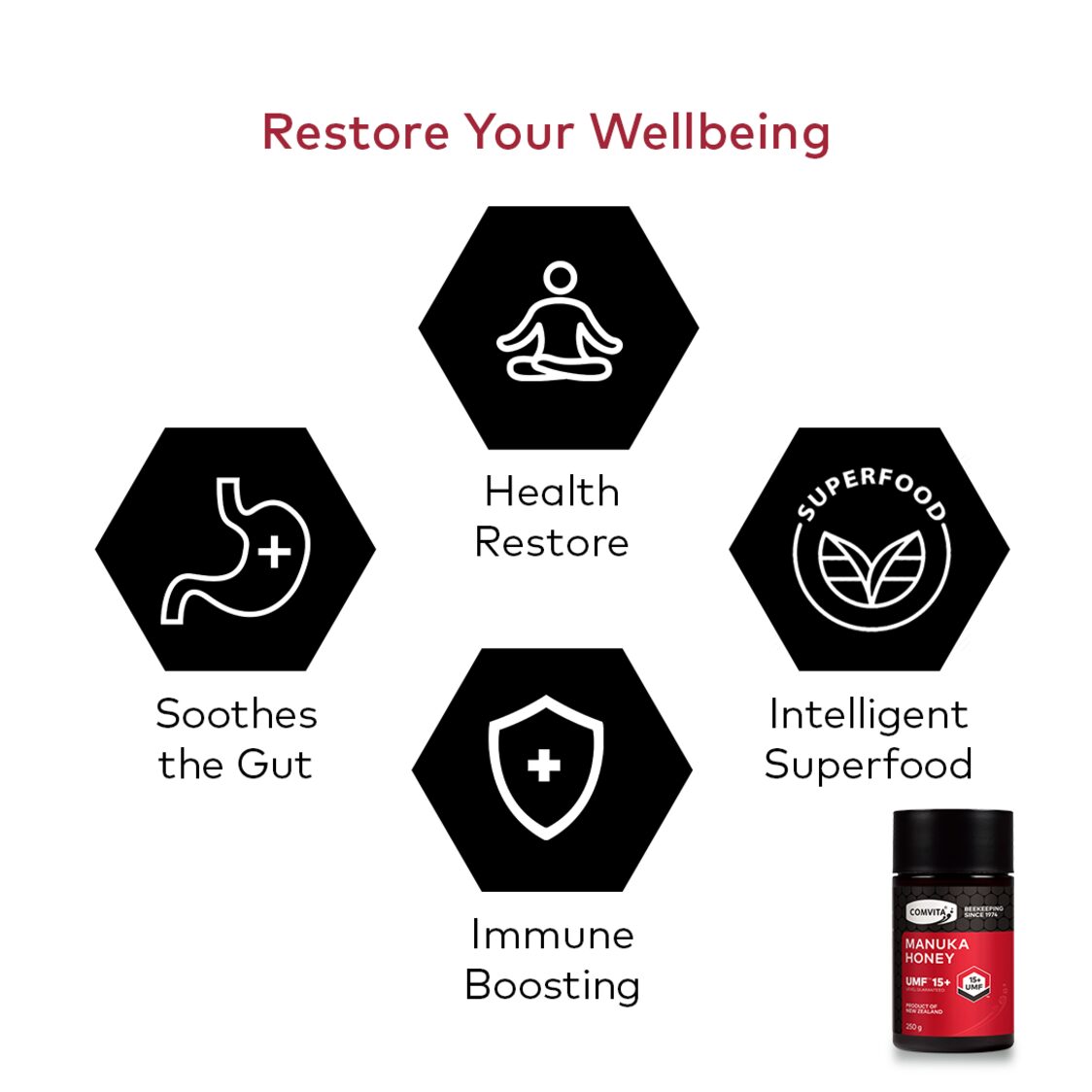 Comvita UMF 15+ Manuka Honey 250g