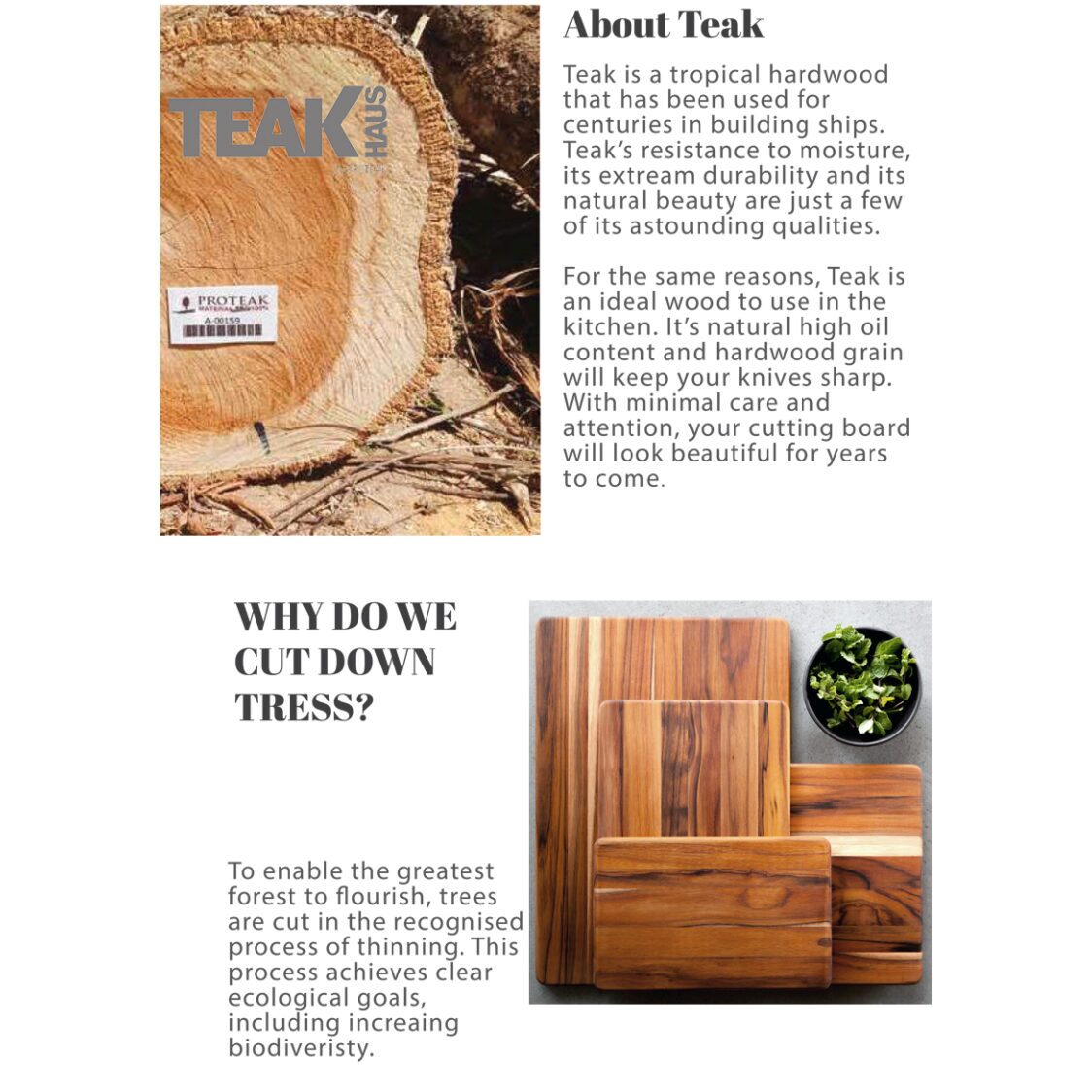 Teakhaus Circular End Grain Butcher Block Chopping Board-TKHS010019