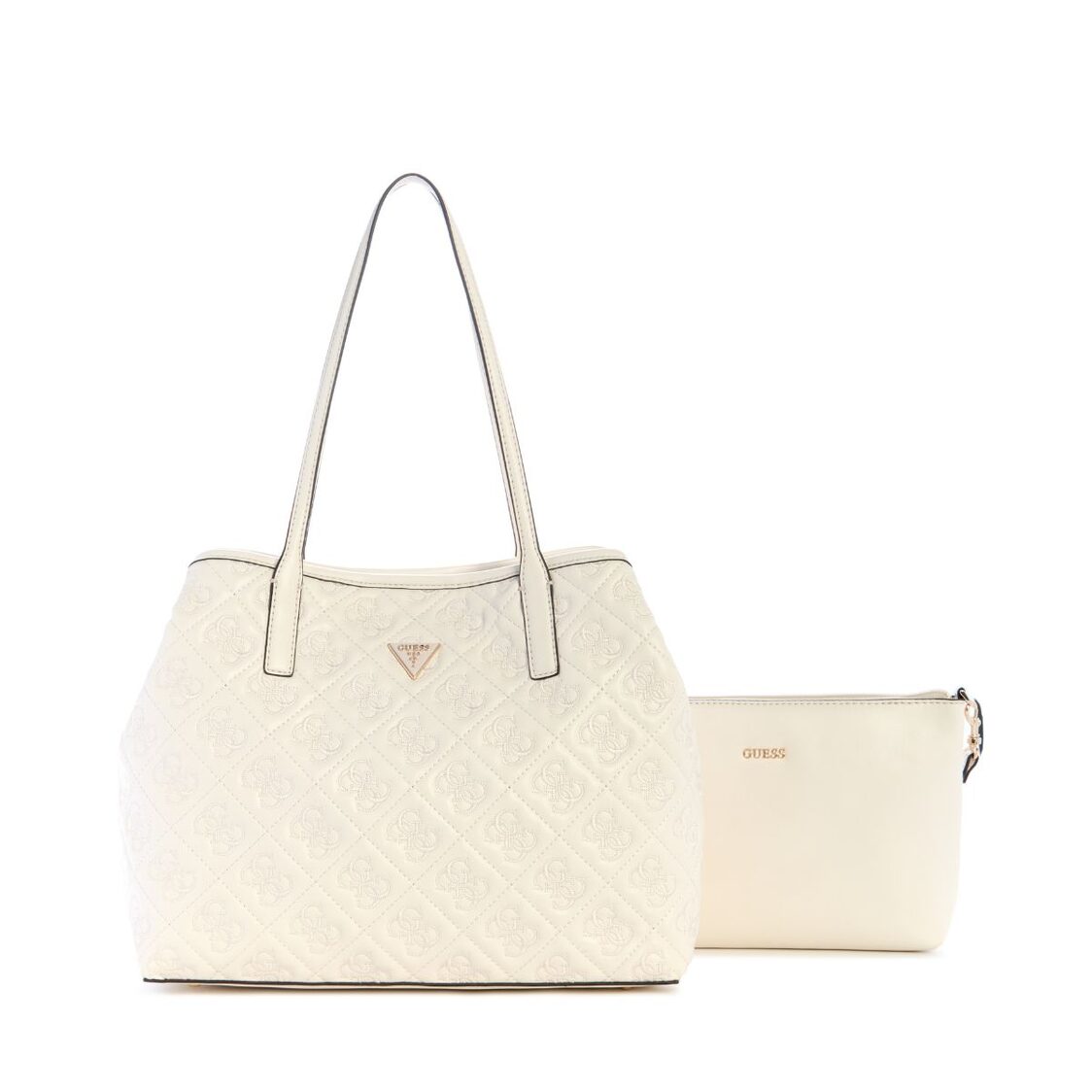 Guess Adelasia 2 In 1 Tote - Off White