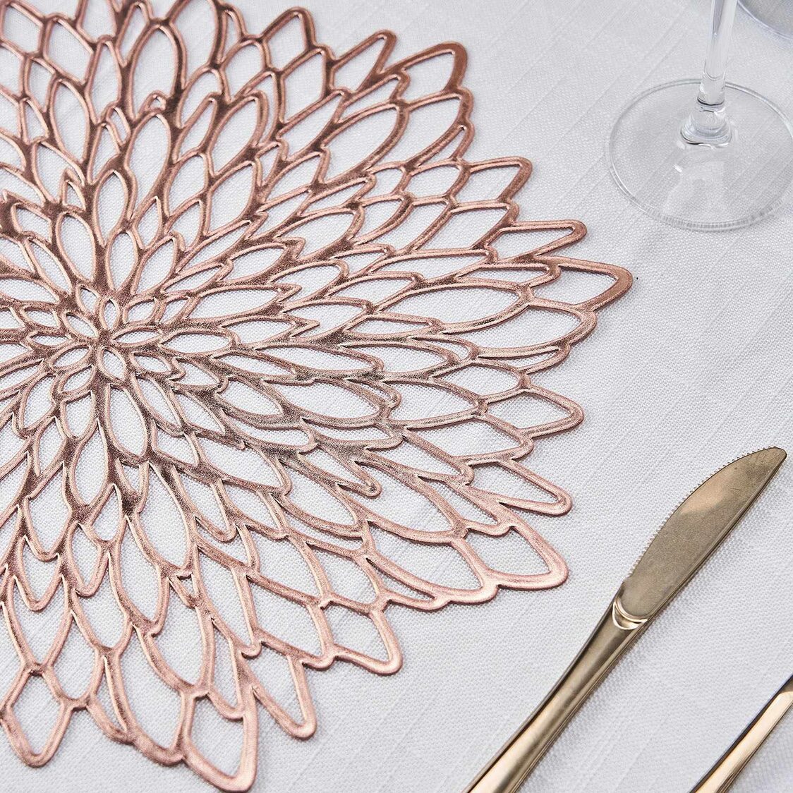 J. Rapee Sparkle Placemat Rose