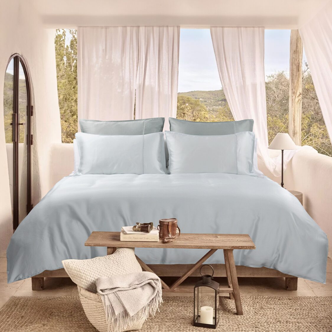 Bellami Trinity Bed Set - Blu Air