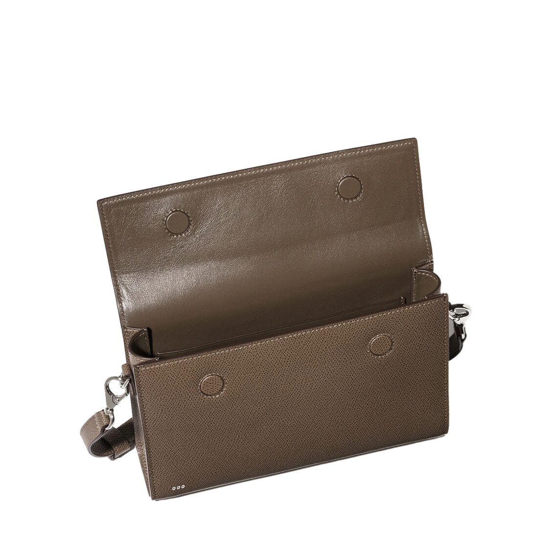 RSVP Golden Eyes Grained Taupe Calfskin Bag