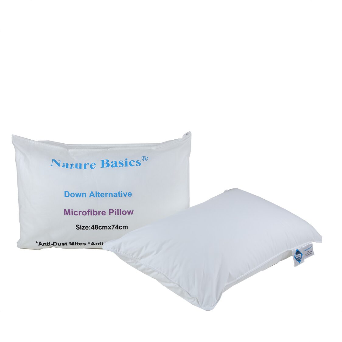 Nature Basics Microfibre Firm Pillow