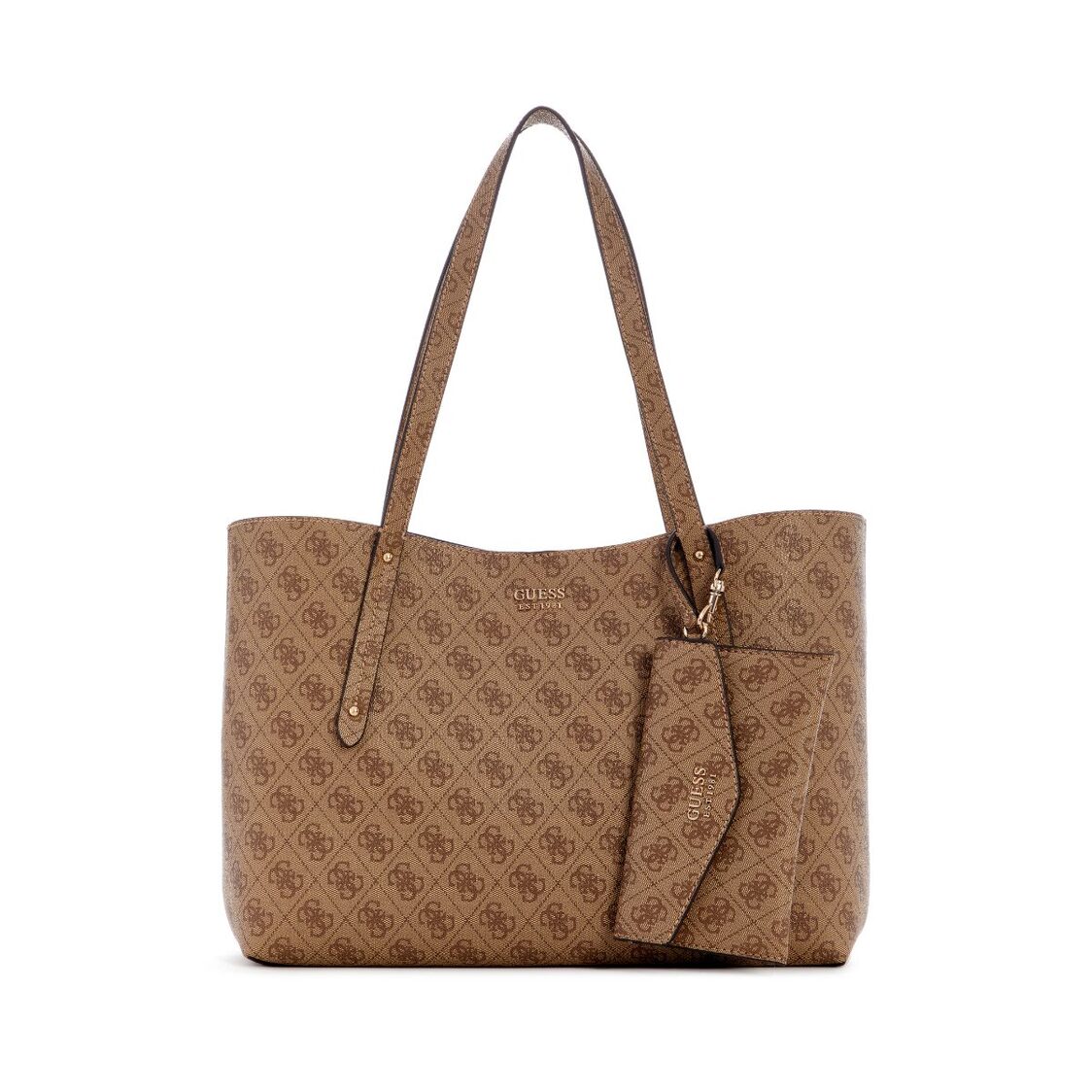Guess Brenton Tote - Latte Logo