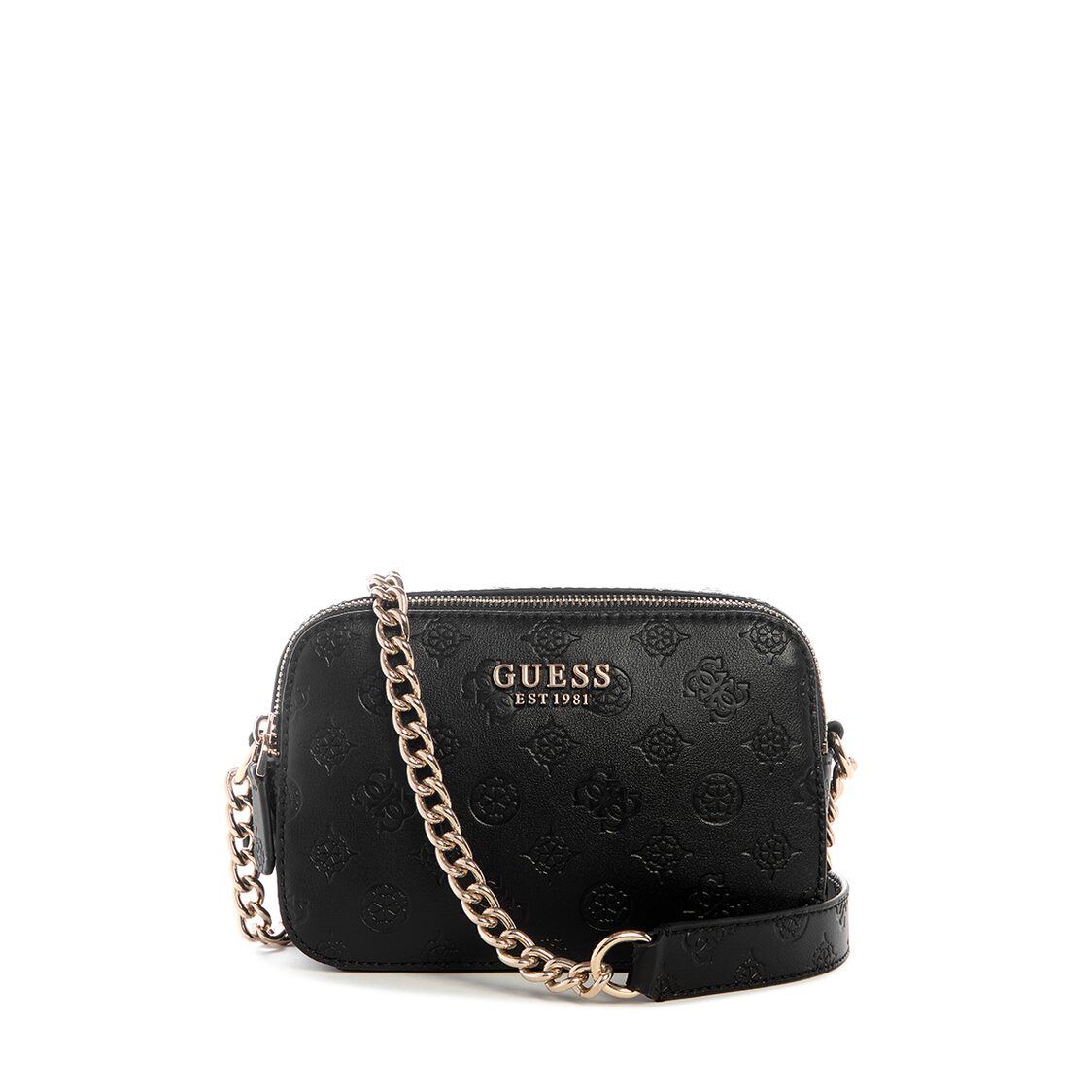 Guess Phoebe Slg Medium Zip Around - Black Logo