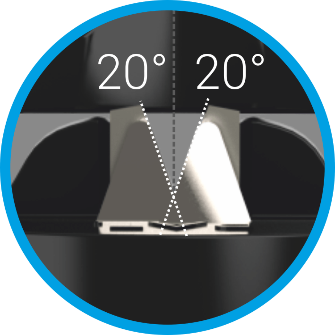 AnySharp Knife Sharpener Blue