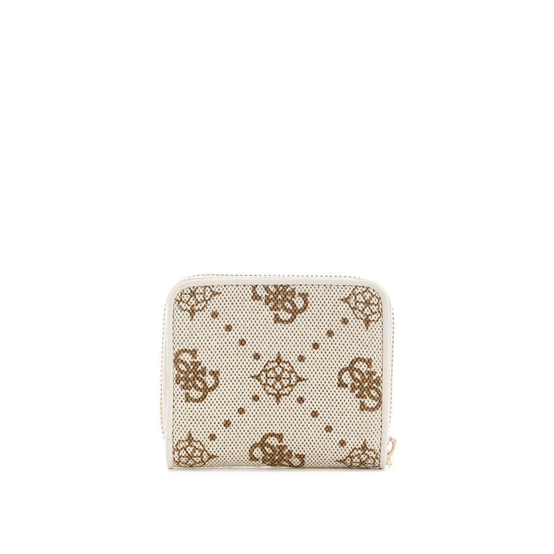 NEDA SLG SMALL ZIP AROUND,OFF WHITE LOGO