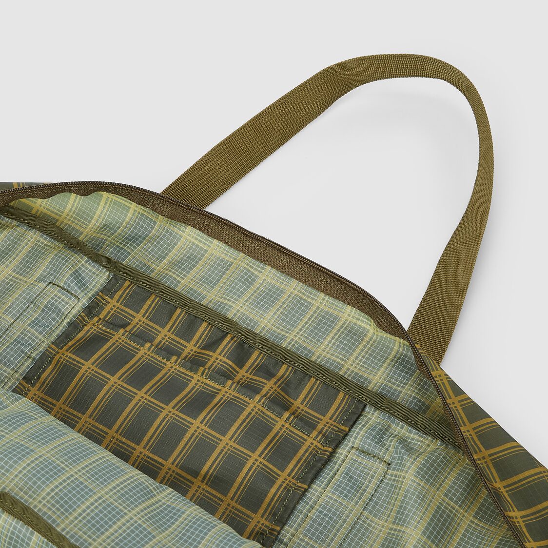 Jaju Ultralight Pocketable Boston Bag Khaki