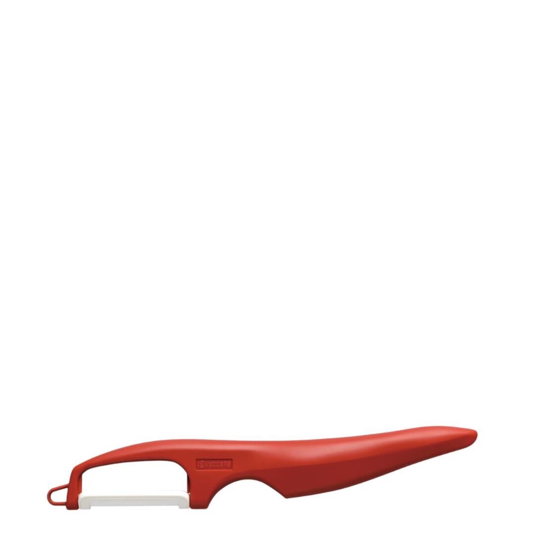 Kyocera Double-Edged Ceramic Blade Peeler – Red (CP-11 RD)