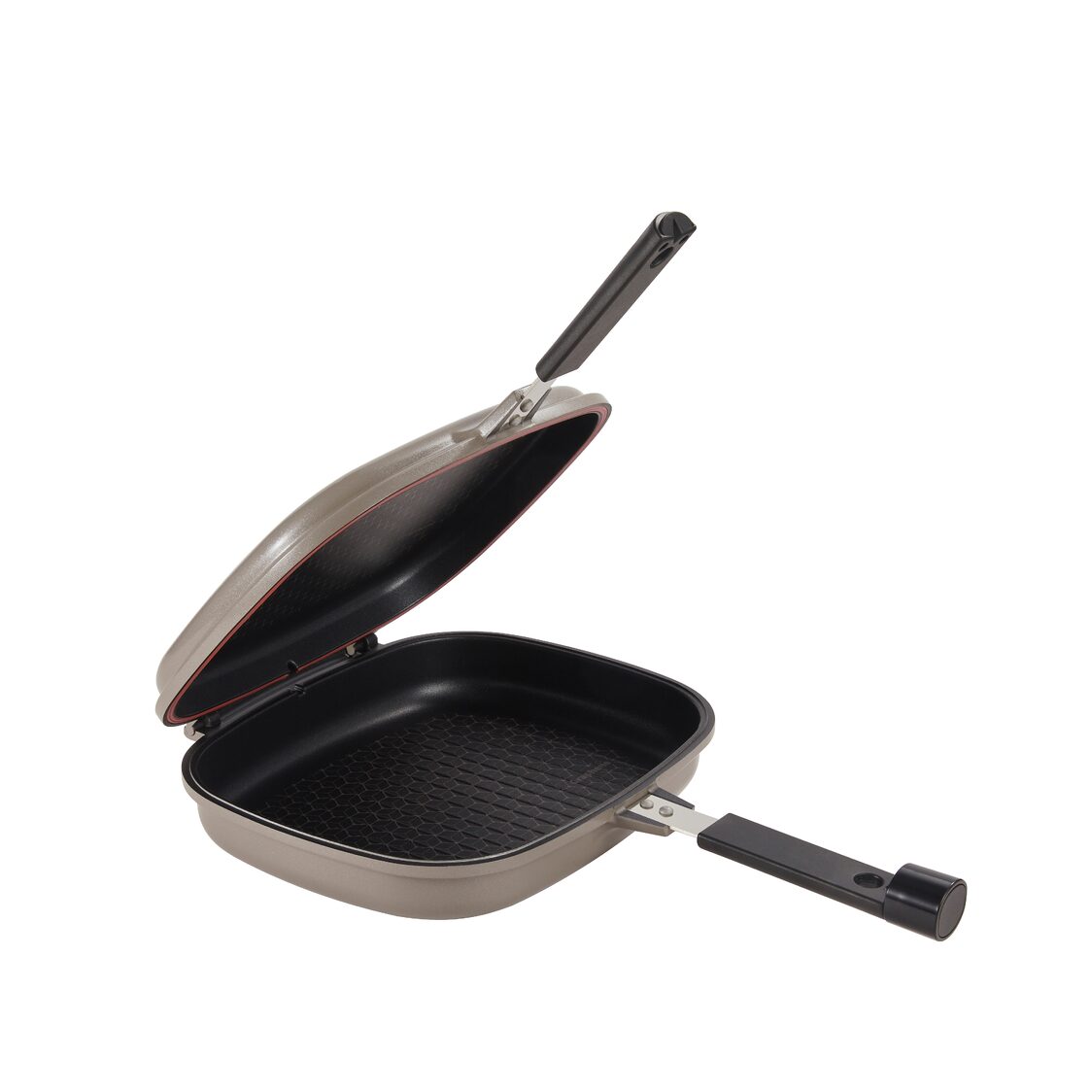 Happycall Impact Graphene Double Pan - Jumbo Mud Beige (3002-0138)