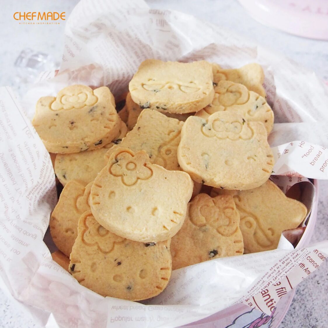 Chefmade PP Biscuit Mould 4Pc Pink Hello Kitty (1898cm-KT7059)