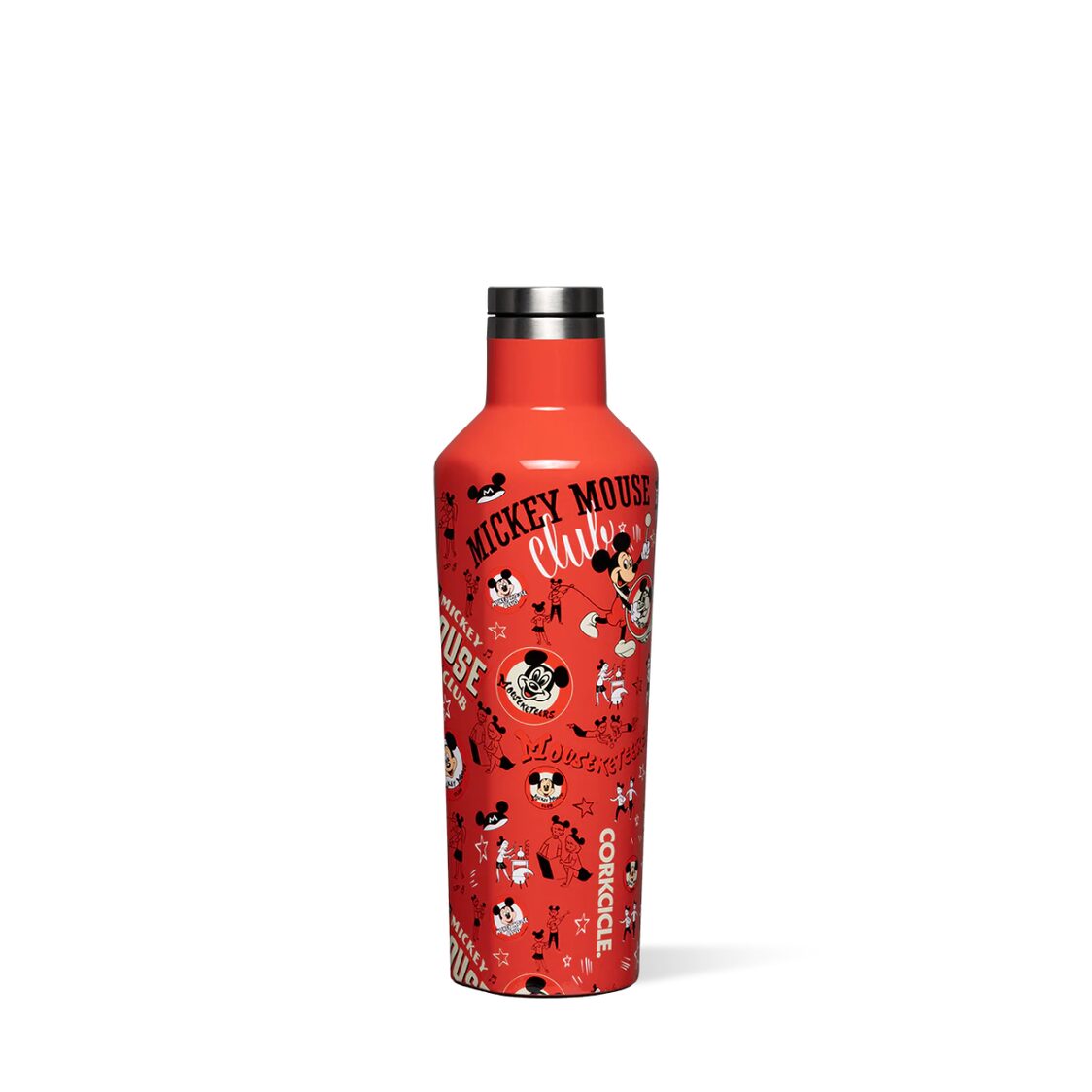 Corkcicle Canteen 16oz Disney Mickey Mouse - Clubhouse Red