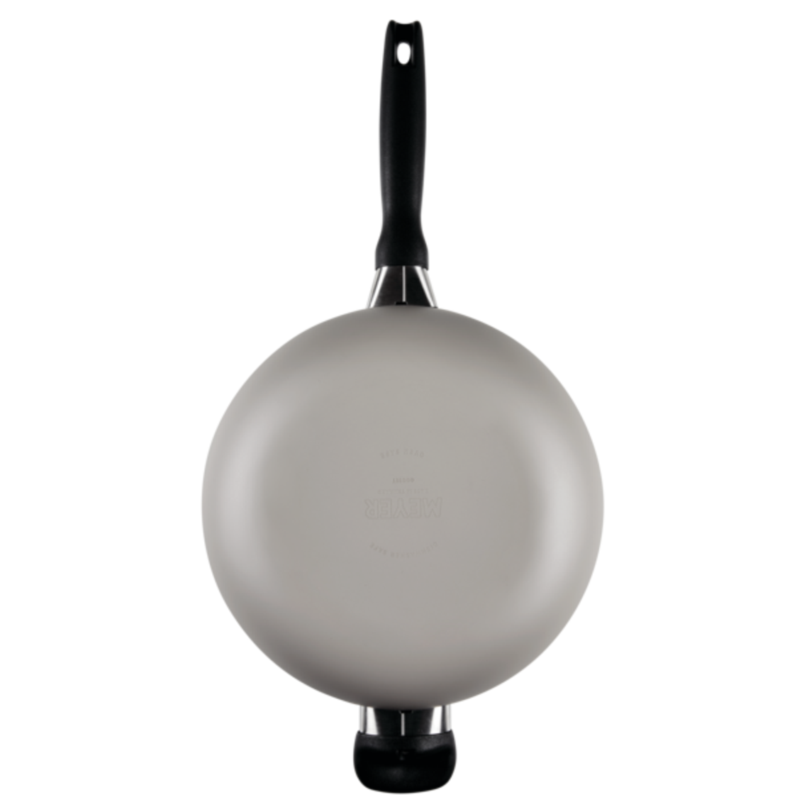 Meyer Bauhaus Nonstick 26cm | 3.8L Warm Grey Open Chef's Pan with Helping Handle (13767)