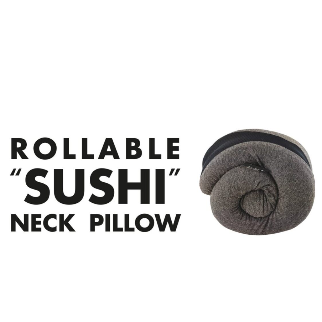 Travel Joy Sushi Travel Pillow - Deep Sea Blue