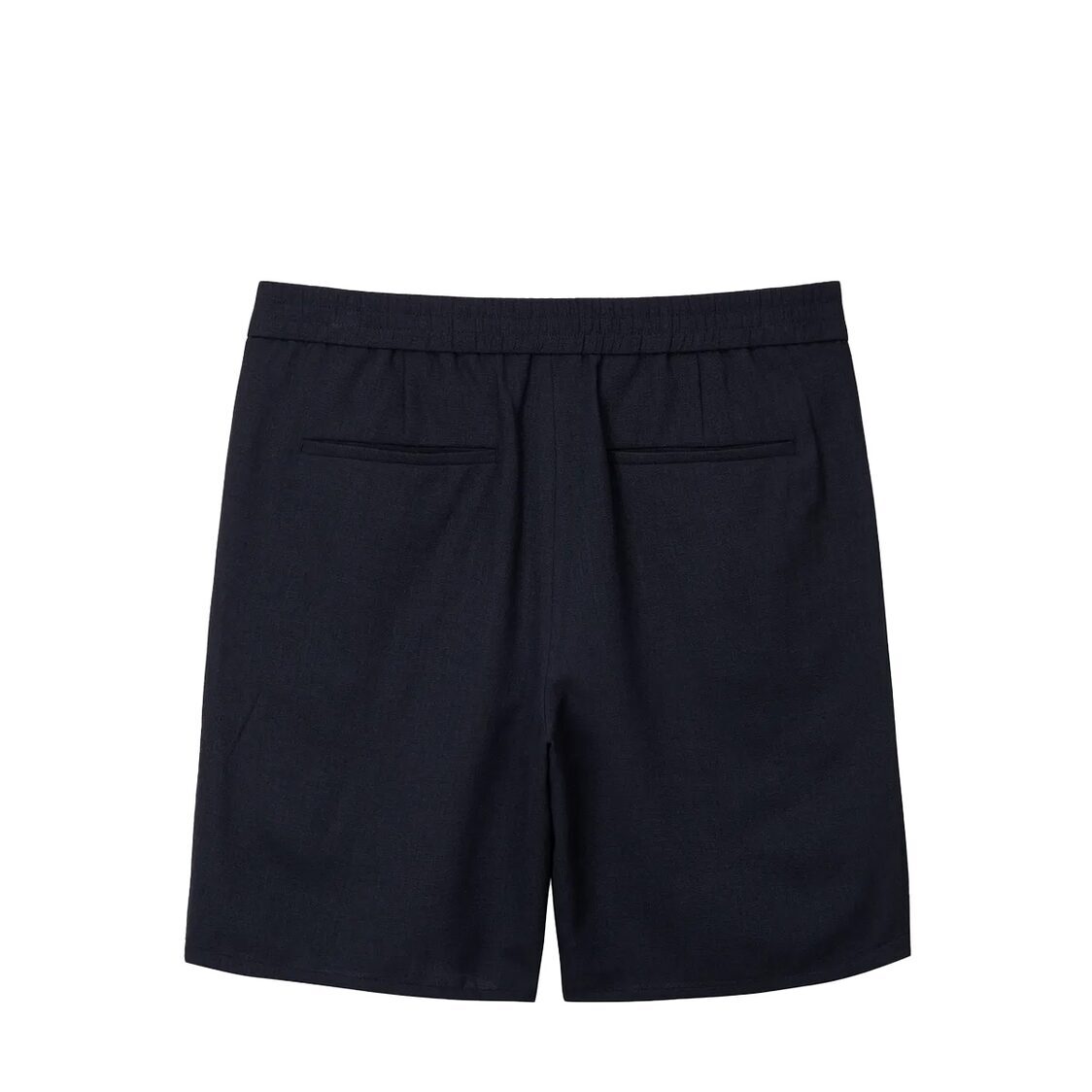 Mind Bridge Linen-Like Full Banding Half Pants D/Navy