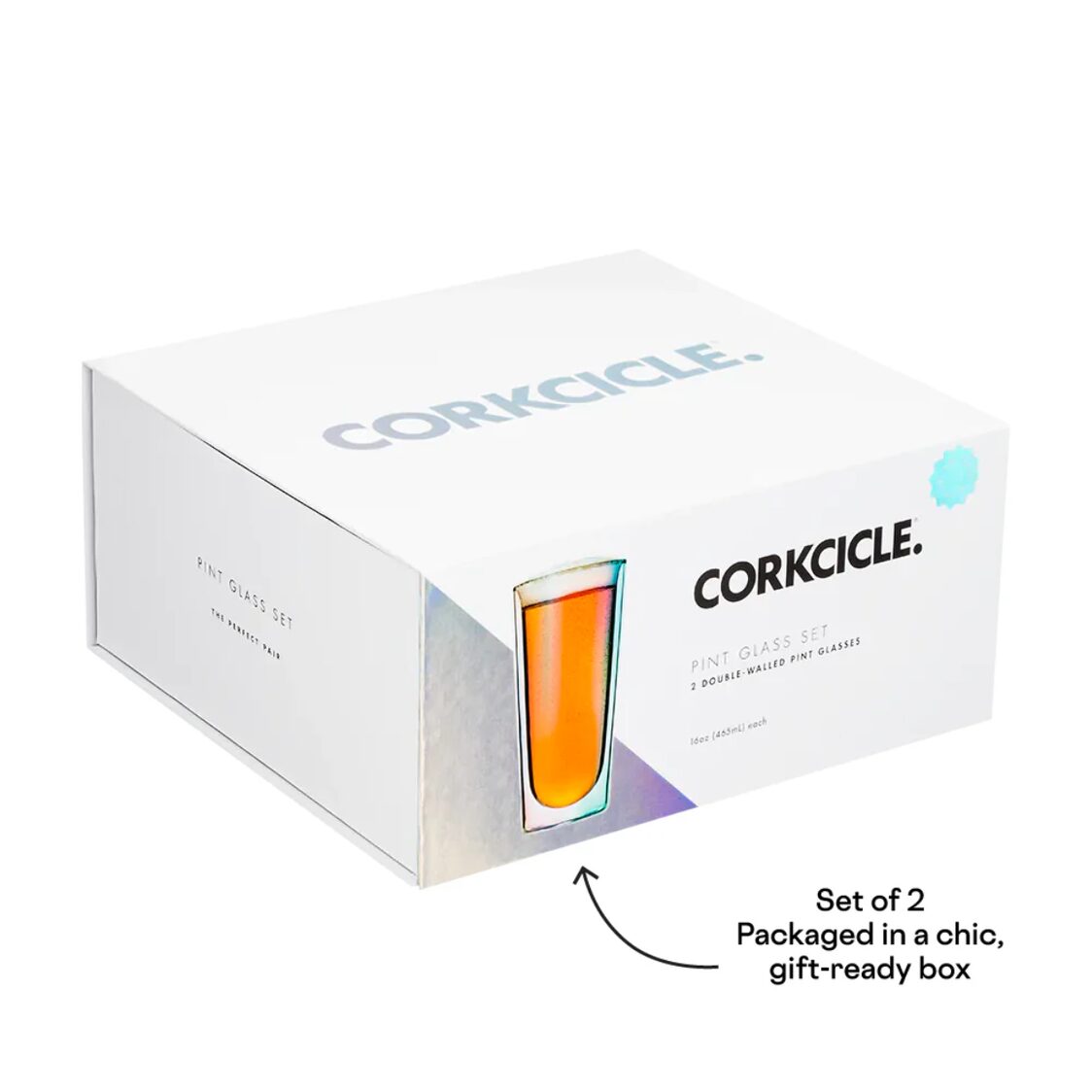 Corkcicle Pint Glass 2pcs Set