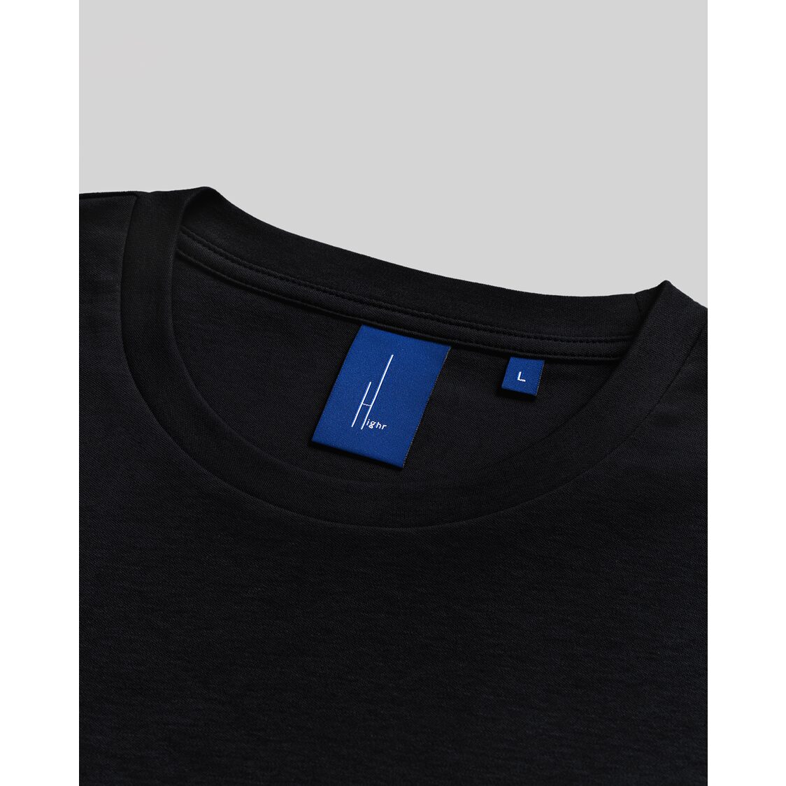 Highr Pima Cotton Tee Black