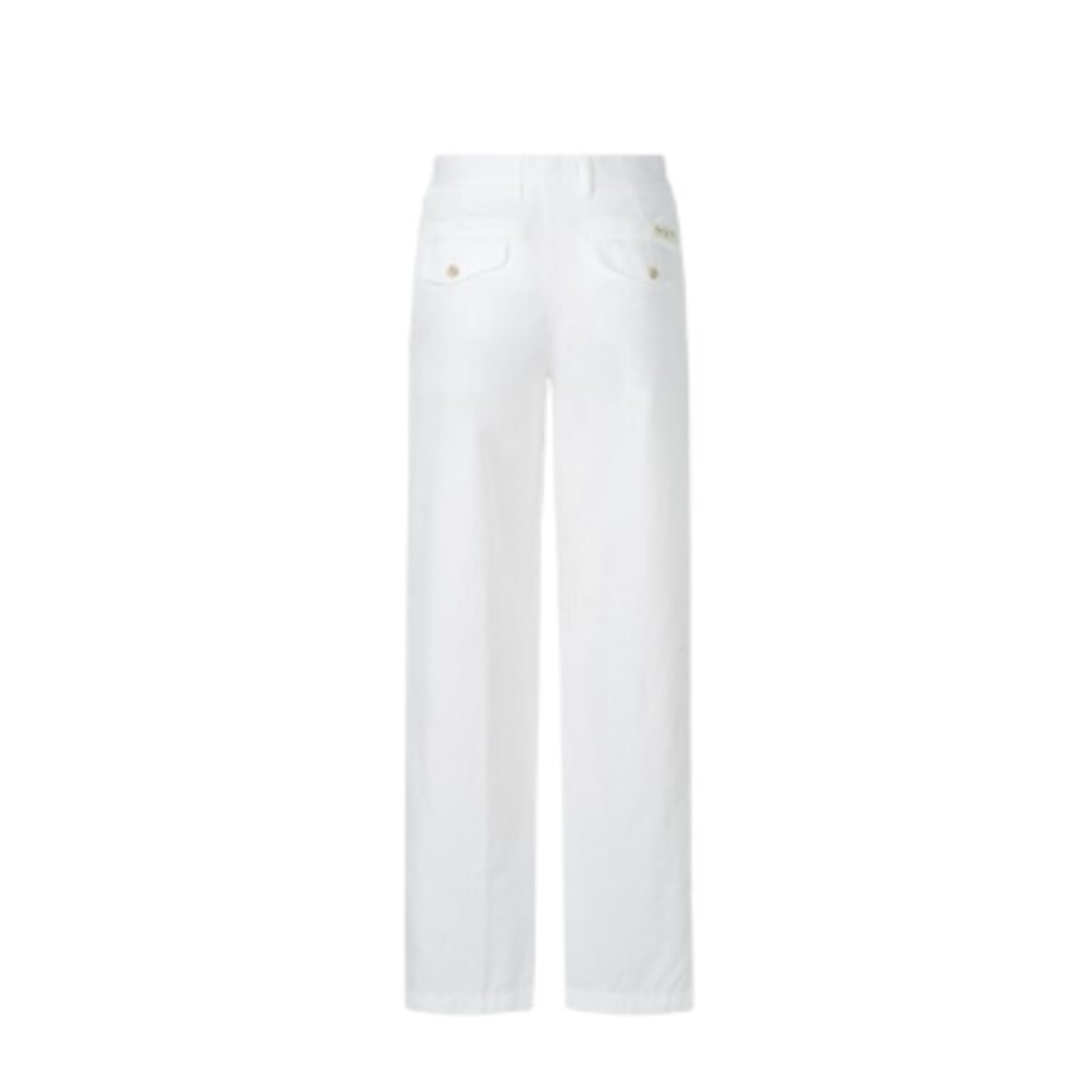 Man On The Boon Washed Cotton Chino Pants White