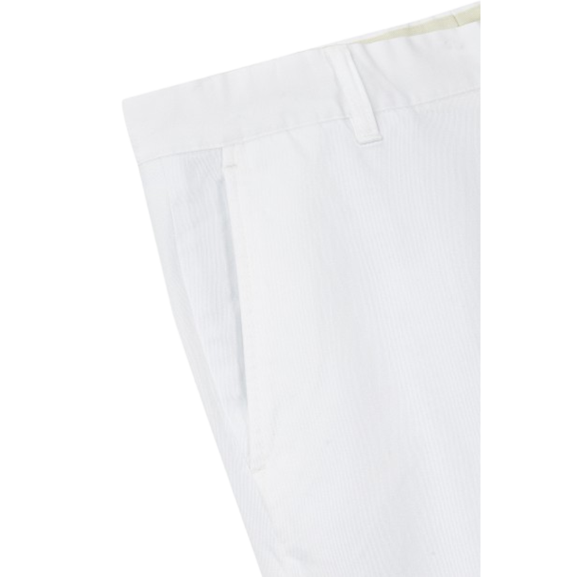 Man On The Boon Washed Cotton Chino Pants White