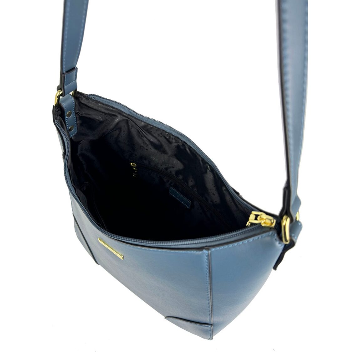 Mel&Co Faux Leather Lightweight Shoulder Bag