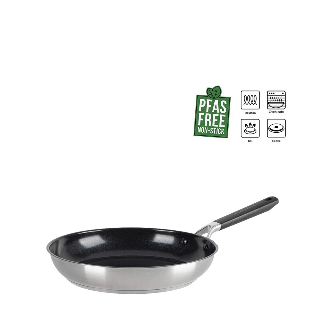 Kitchenaid Classic Stainless Steel 24cm Healthy Ceramic Open Frypan KACC697909