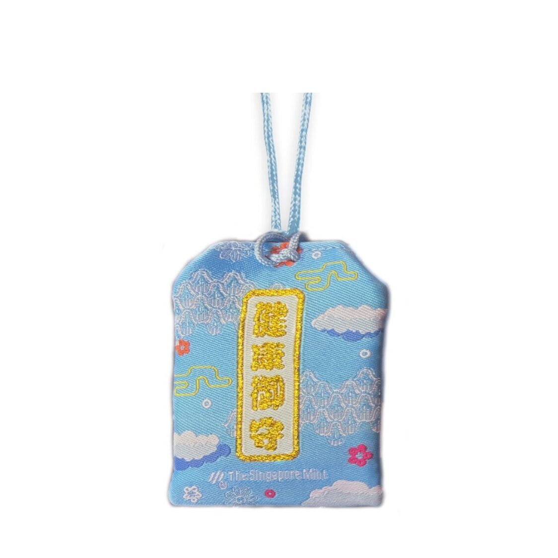 The Singapore Mint Sanrio Cinnamoroll Daruma Gold Foil Charm Bag