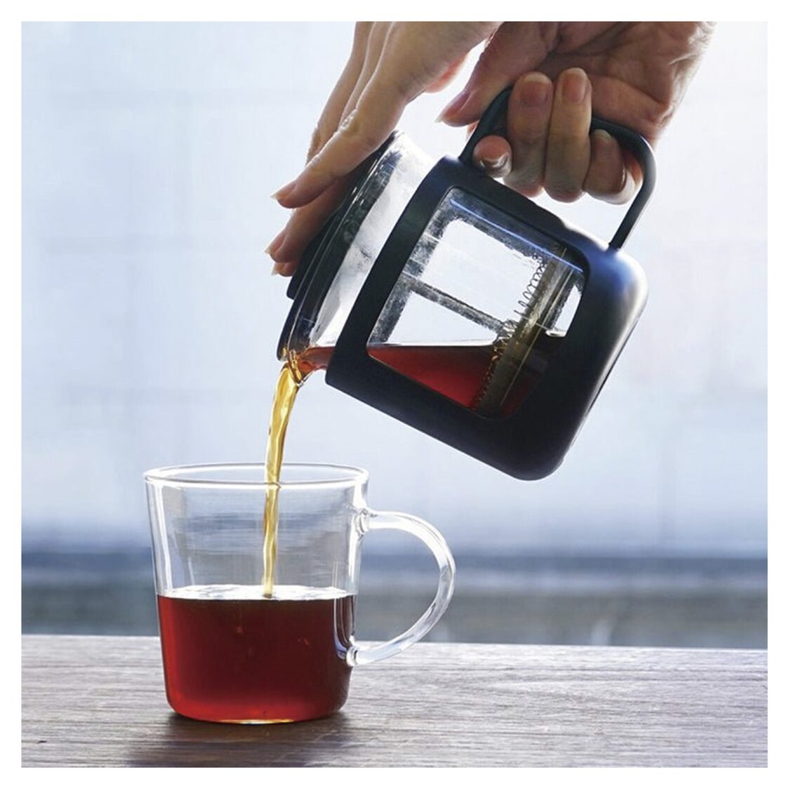 HARIO Tea and Café Press 300ml - 2 Cup (CPU-2B)