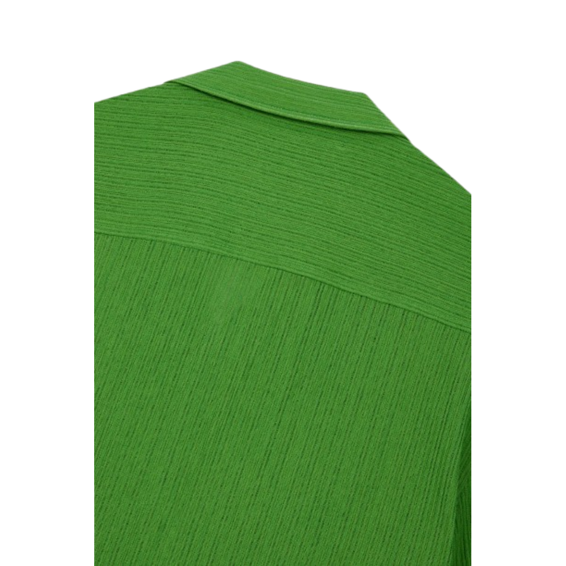 Studio Tomboy Pleated Jersey Pajama Shirt Green