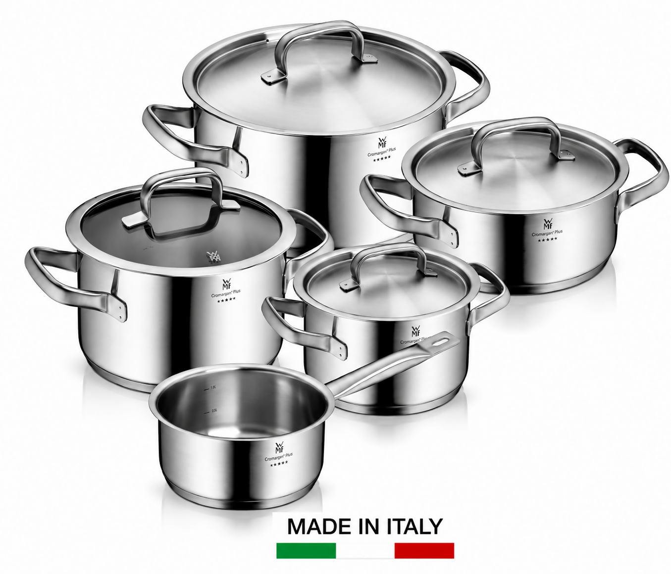 WMF Gourmet Plus 5-Piece Cookware Set II (Italy) (07-2055-9990)