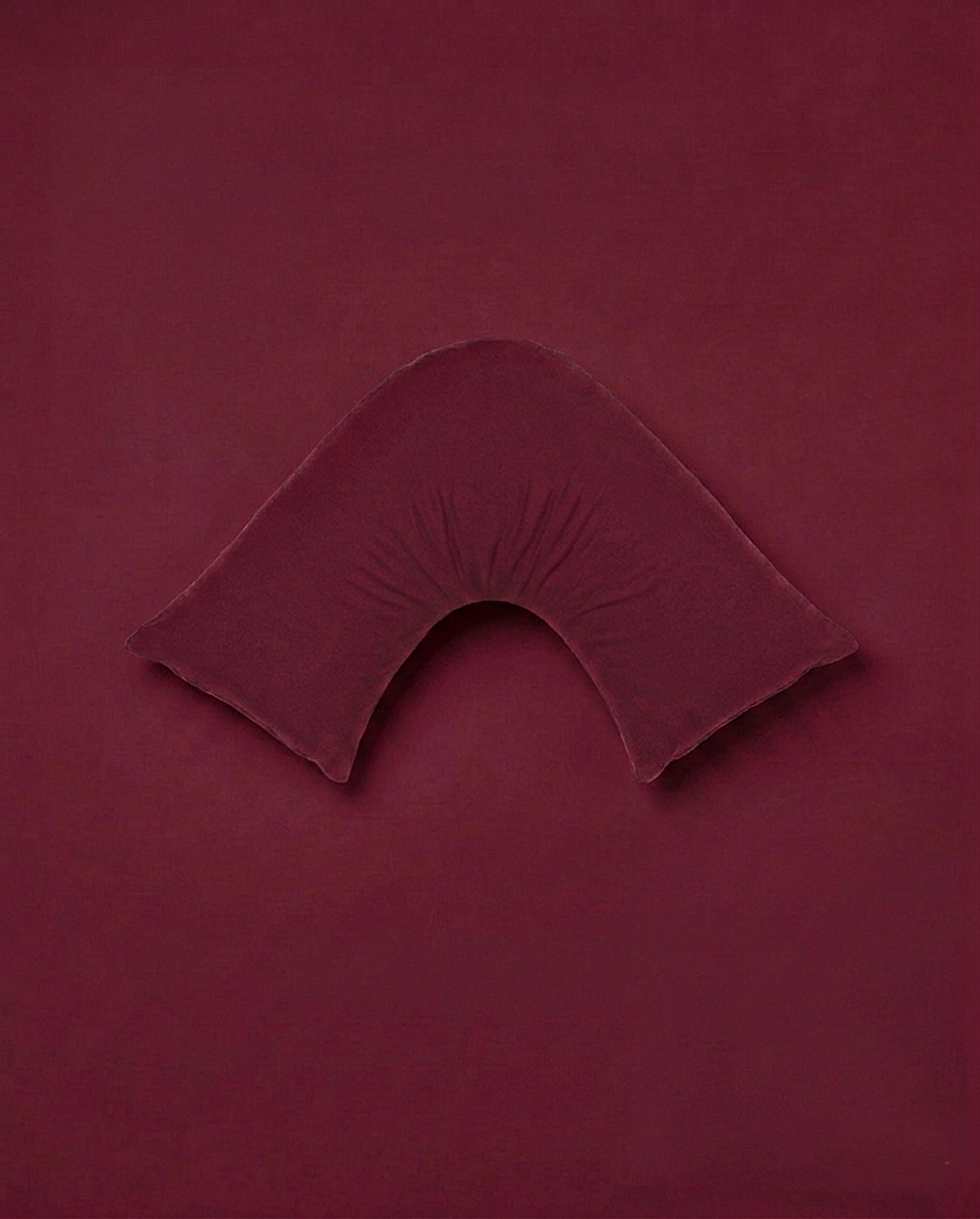 Rapee CUDDLE U™ Signature Microfibre Pillow Cover – 75 x 75 cm – Wine