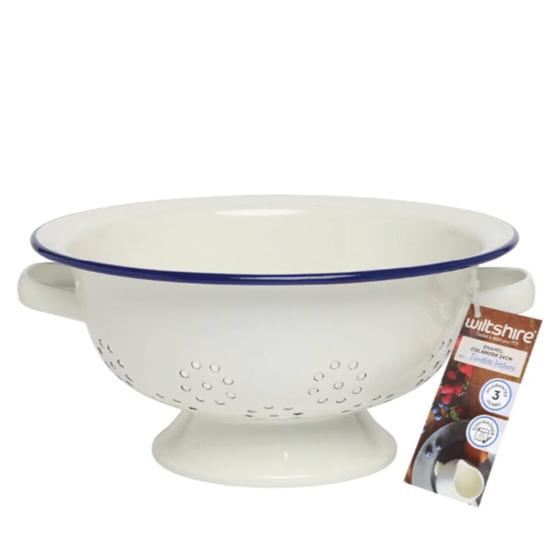 Wiltshire Enamel Colander 24cm 43556