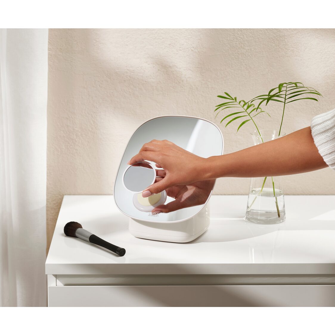 Joseph Joseph Viva Pedestal Mirror w/Storage - 75001