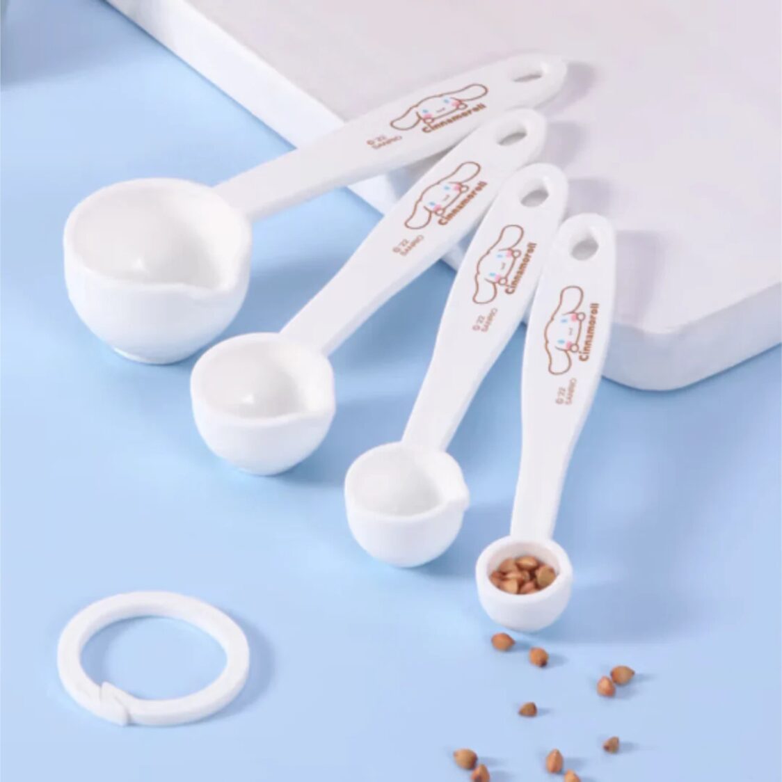 Chefmade Plastic Measuring Spoon 4Pcs WH Cinnamoroll (1898cm-CL5021)