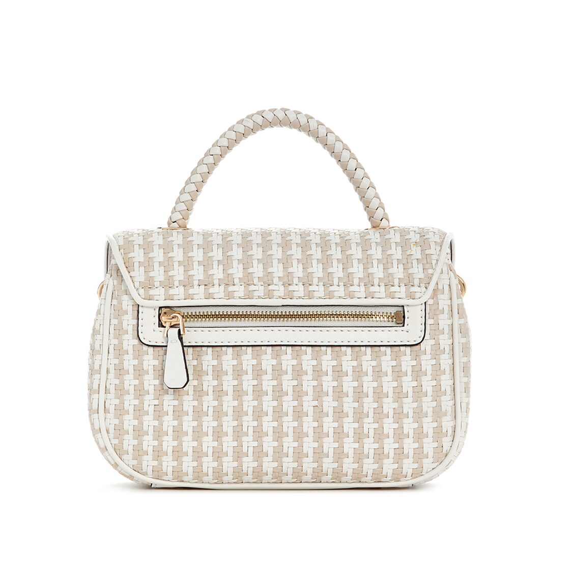 MIREMA TOP HANDLE FLAP,WHITE MULTI