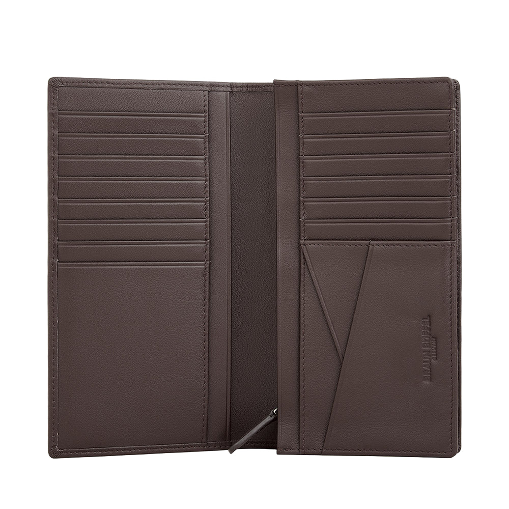 Braun Buffel Studio Bi-Fold Long Wallet With Zip