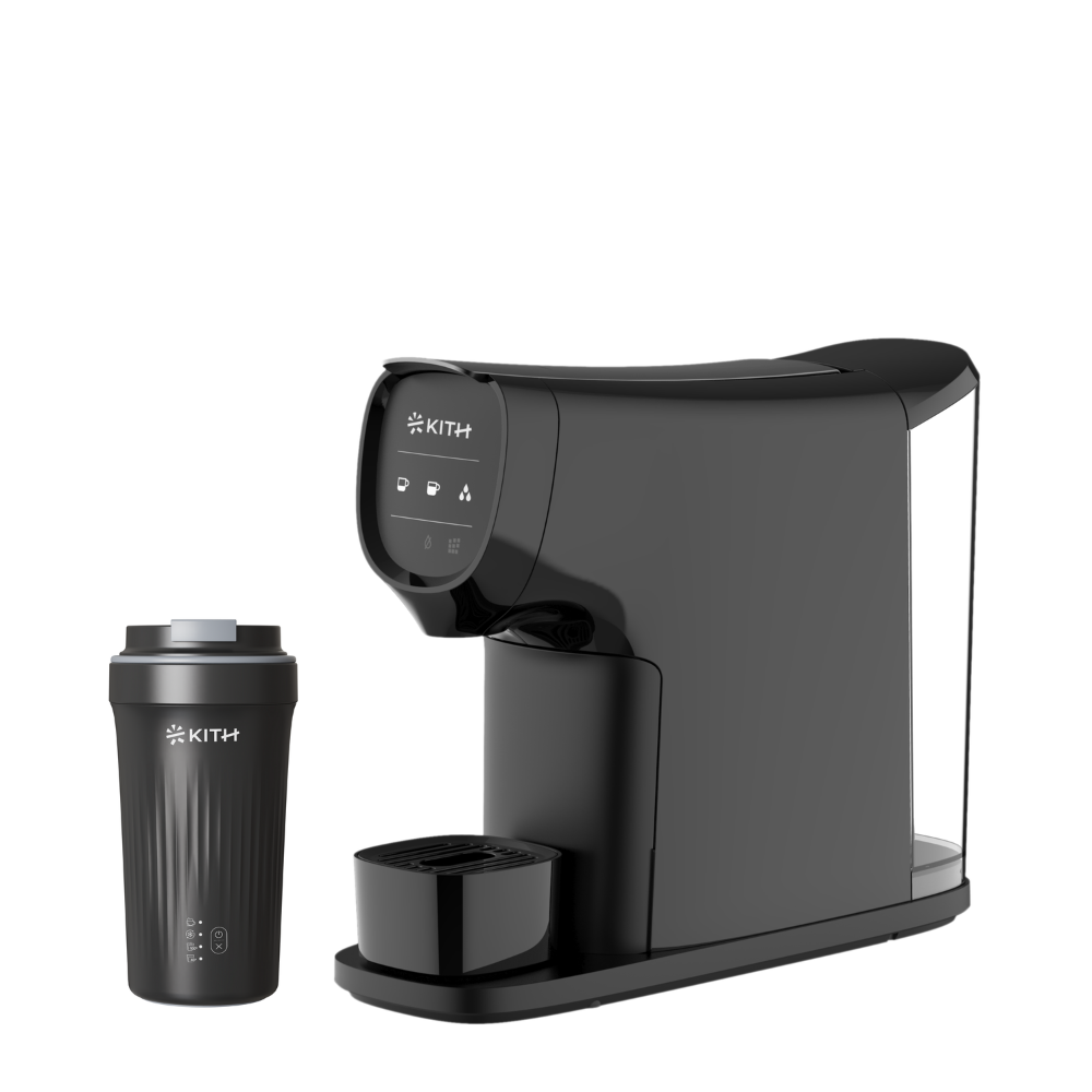 Kith Ava Capsule Coffee Machine + Bevie Travel Milk Frother