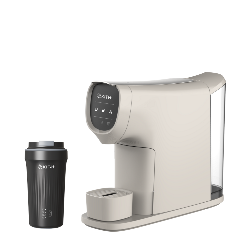 Kith Ava Capsule Coffee Machine + Bevie Travel Milk Frother